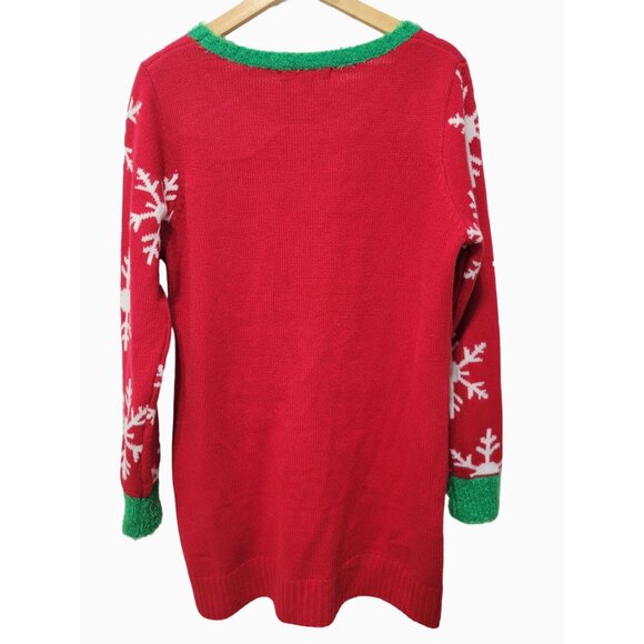 Penguin Christmas Sweater Tunic by United States Sweaters - Picture 2 of 12